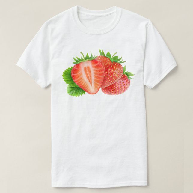 Jordgubbar Tröja (Design framsida)