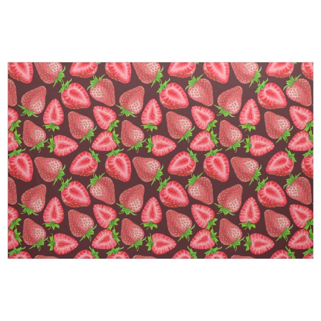Jordgubbar Tyg (Fat Quarter)
