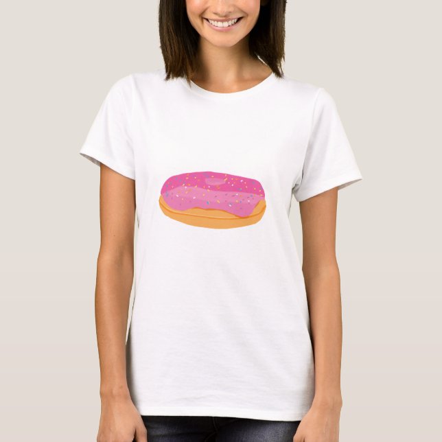 Jordgubbarna Donuts T Shirt (Framsida)