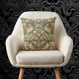 Jordgubbastöldarna av William Morris, Vintagekonst Kudde