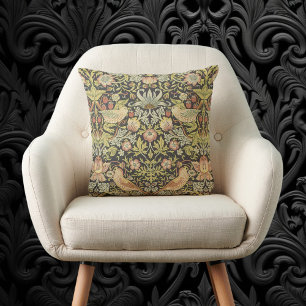 Jordgubbastöldarna av William Morris, Vintagekonst Kudde