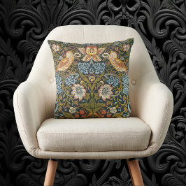 Jordgubbastöldarna av William Morris, Vintagekonst Kudde