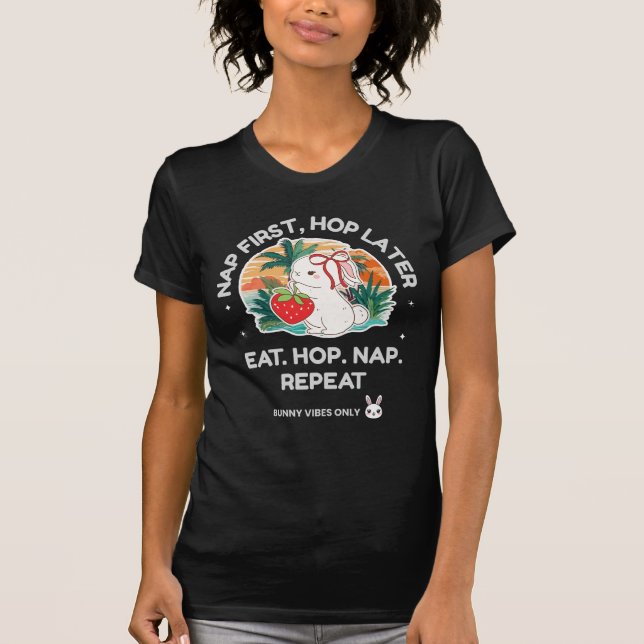 Jordgubbdrömkanin T Shirt (Framsida)