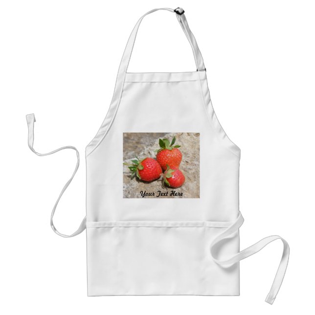 Jordgubbe Apron Förkläde (Framsidan)