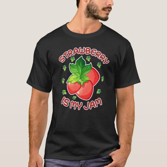 Jordgubbe är min Sylt Berry Sylt Cute Strawberry T Shirt (Framsida)