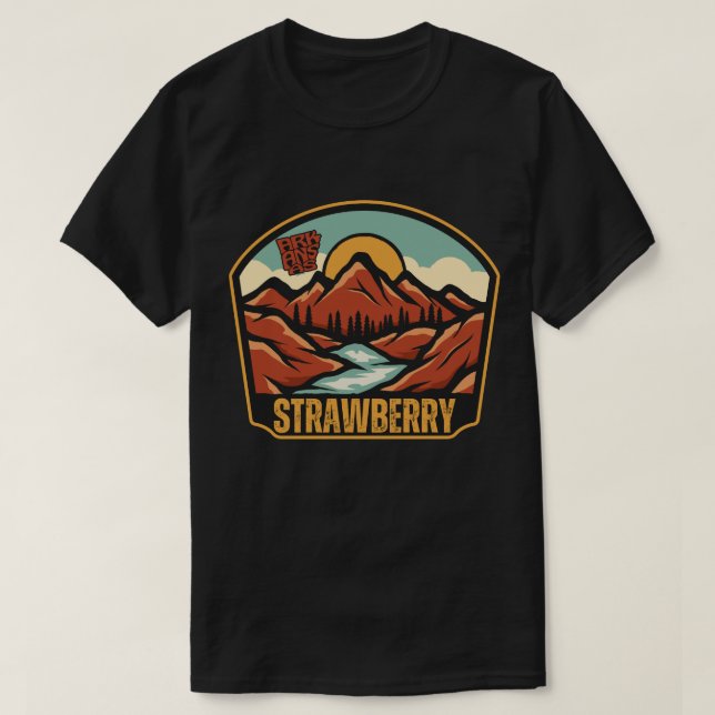 Jordgubbe, Arkansas T-Shirt (Design framsida)