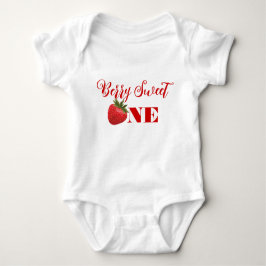 Jordgubbe Berry Sweet First Birthday ONE T Shirt