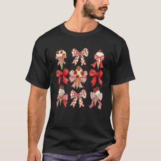 Jordgubbe Coquette Bow Strawbär Festival Girl T Shirt
