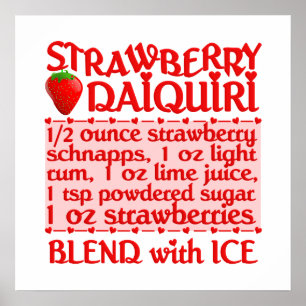 Jordgubbe Daiquiri poster