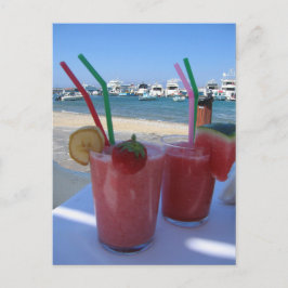 Jordgubbe Daiquiris, Mykonos, Grekland - Vykort
