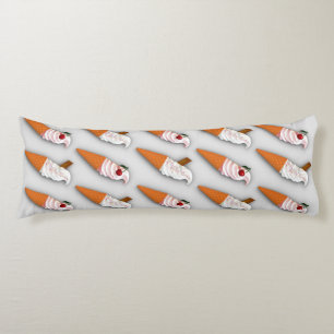 Jordgubbe eller Vanilla? Grått Body Pillow Kroppskudde