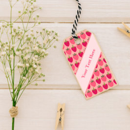 Jordgubbe Fält Delight Presentetikett