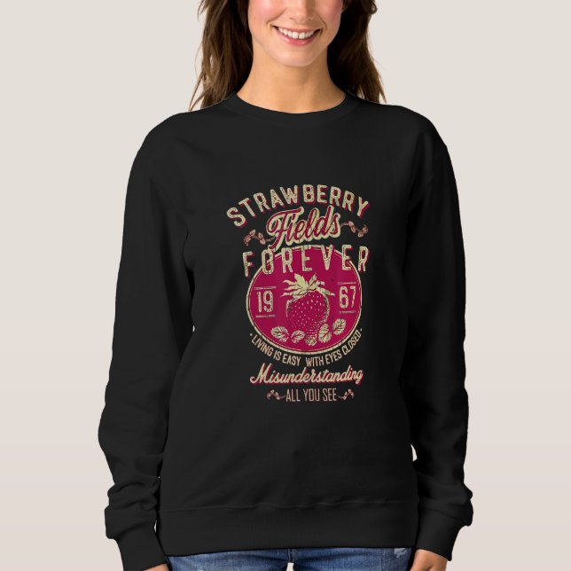 Jordgubbe Fält Forever Strawberry Fält Teemus T Shirt (Framsida)