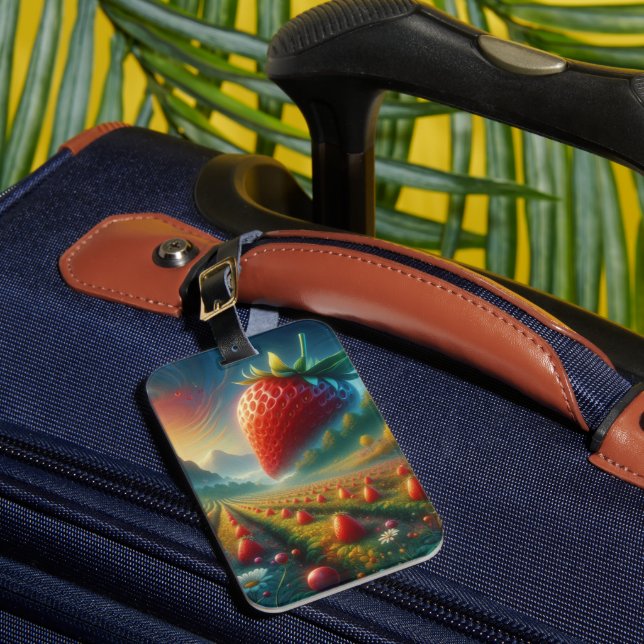 Jordgubbe Fält i Dreams Bagagebricka (Framsida Insitu 1)