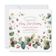 "Jordgubbe först" Jordgubbsfödelsedag