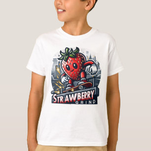 Jordgubbe Grind - Skater Berry T Shirt