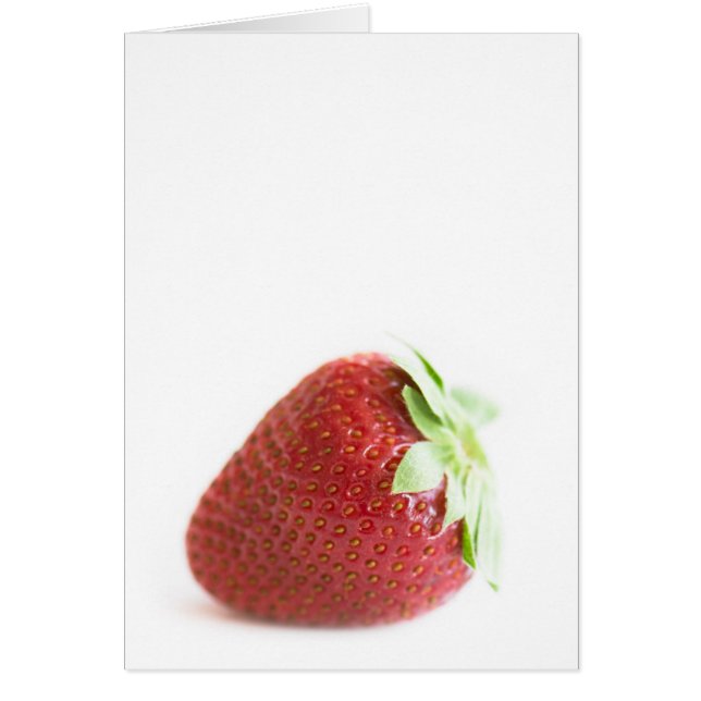 Jordgubbe Hälsningskort (Framsidan)