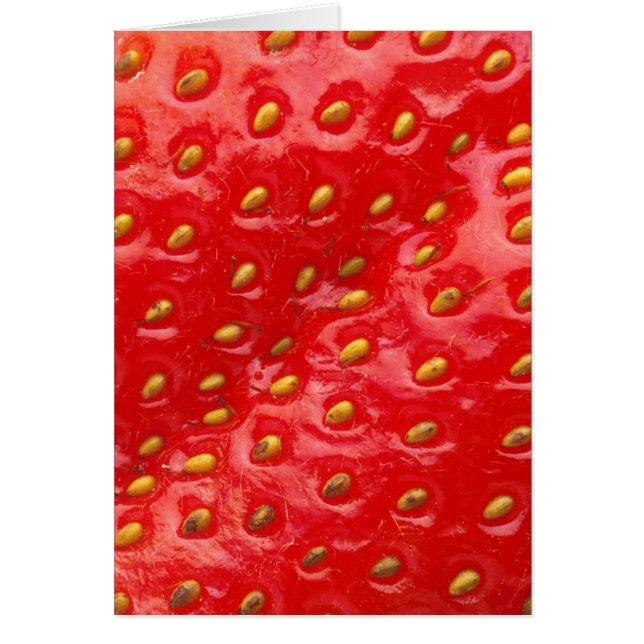 Jordgubbe Hälsningskort (Framsidan)