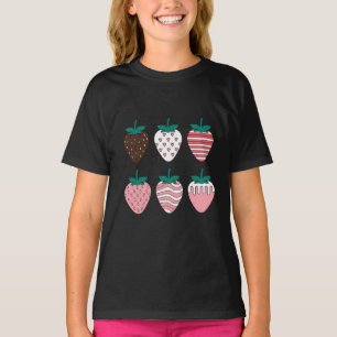 Jordgubbe Jordgubbar Frukt Älskare Odlares Trädgår T Shirt
