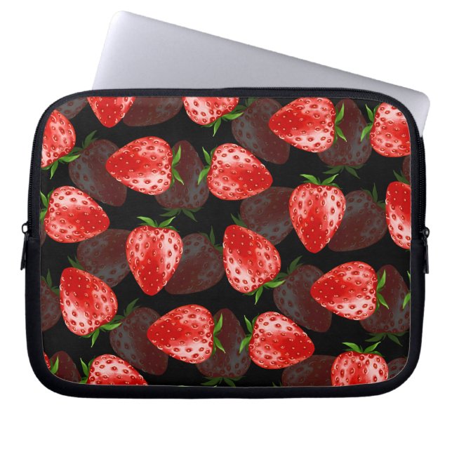 Jordgubbe Laptop Fodral (Framsidan)