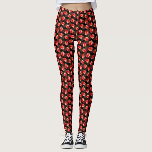 Jordgubbe Leggings (Framsida)