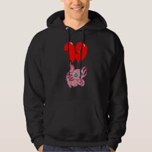 Jordgubbe Mjölk Axolotl 19:e födelsedag Kids Ballo Hoodie