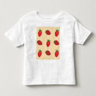 Jordgubbe mönster för bra av frukt under sommartid t shirt