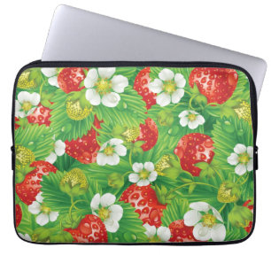 Jordgubbe mönster laptop fodral