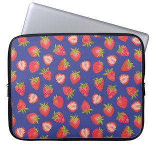 Jordgubbe mönster laptop fodral