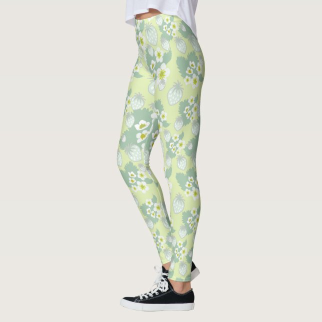 Jordgubbe mönster leggings (Vänster)