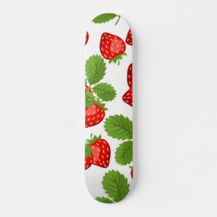 Jordgubbe mönster mini skateboard bräda 18,5 cm