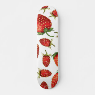 Jordgubbe mönster mini skateboard bräda 18,5 cm