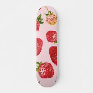 Jordgubbe mönster mini skateboard bräda 18,5 cm