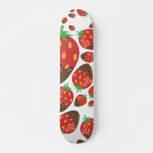 Jordgubbe mönster mini skateboard bräda 18,5 cm