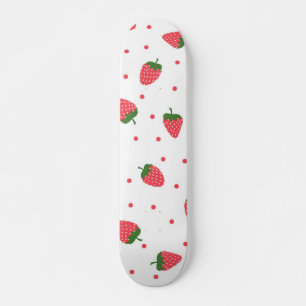 Jordgubbe mönster mini skateboard bräda 18,5 cm