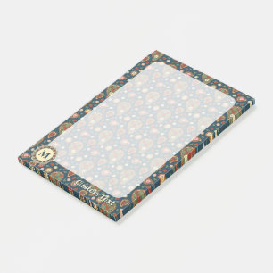 Jordgubbe Paisley Mönster Post-it Notes Block