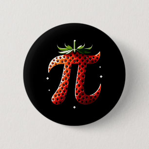 Jordgubbe Pi Day Funny Math Teacher Student 3.14 Knapp