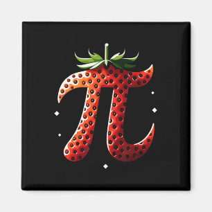 Jordgubbe Pi Day Funny Math Teacher Student 3.14 Magnet