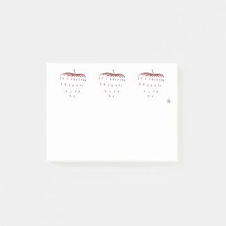 Jordgubbe Post-it Block