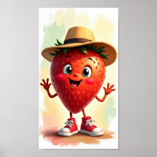 Jordgubbe Poster