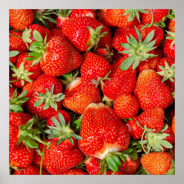 Jordgubbe Poster (Framsidan)