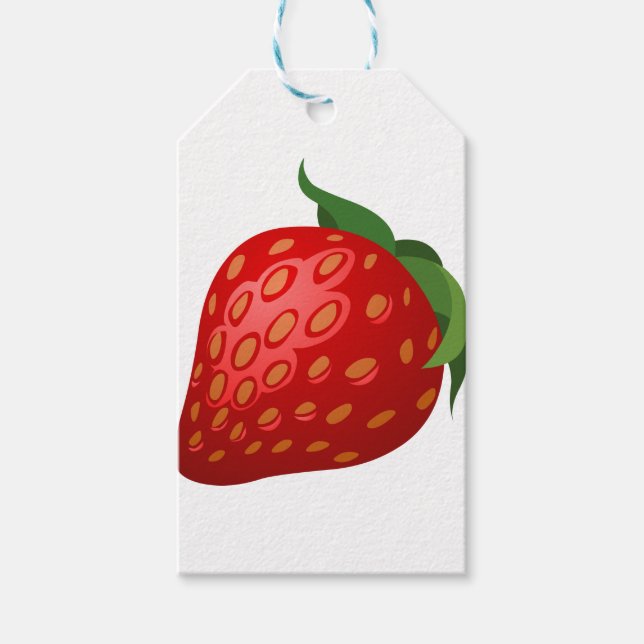 Jordgubbe Presentetikett (Framsidan)