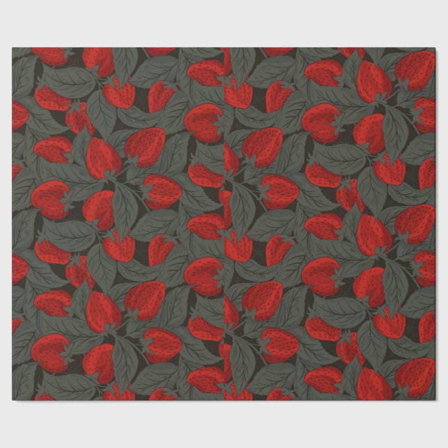 Jordgubbe Presentpapper (Seam)