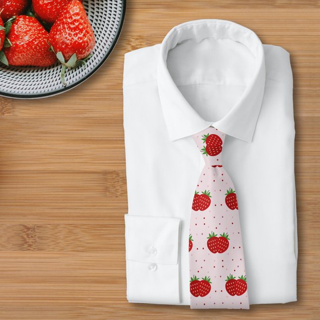 Jordgubbe Slips (Strawberry Neck Tie)