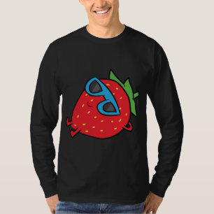 Jordgubbe, sommarfrukt Sunglass Jordgubbe T Shirt