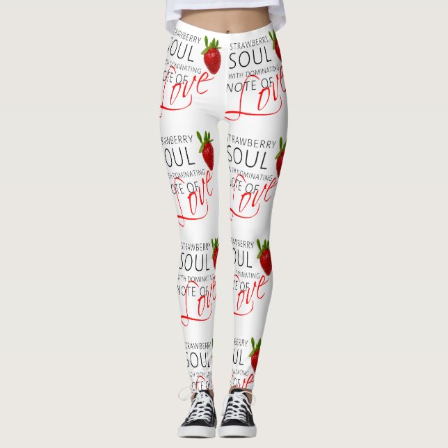 Jordgubbe Soul Leggings (Framsida)