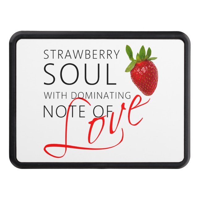 Jordgubbe Soul Skydd För Dragkrok (Framsidan)