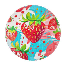 Jordgubbe Stänk Mönster