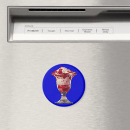Jordgubbe Sundae Magnet