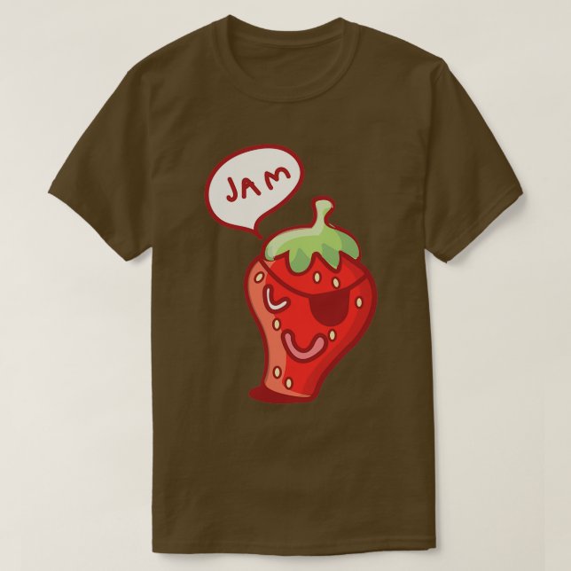 Jordgubbe Sylt 1 T Shirt (Design framsida)